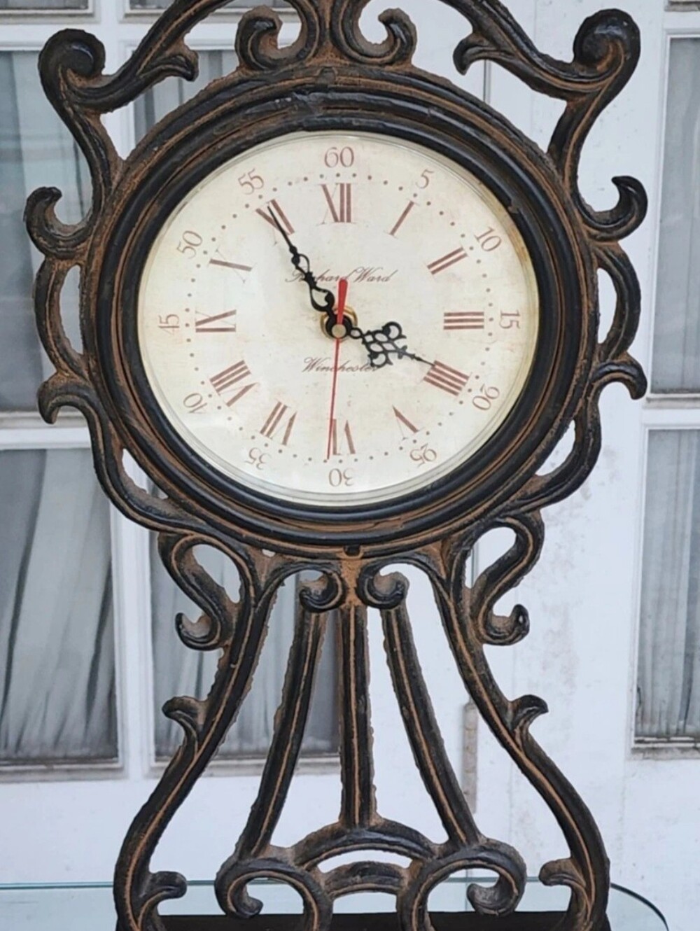 Vintage Winchester Desk Clock For Mantel/Shelf, By Richard Ward, Not Working